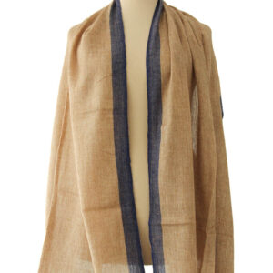 Schal Cashmere baileys mit dunkelblau Rand